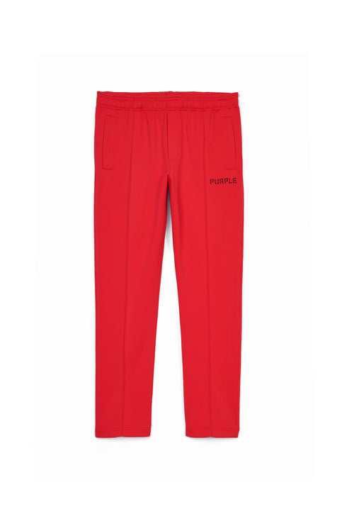 PURPLE BRAND SOLID RED MONOGRAM TRACK PANT Mens Apparel -